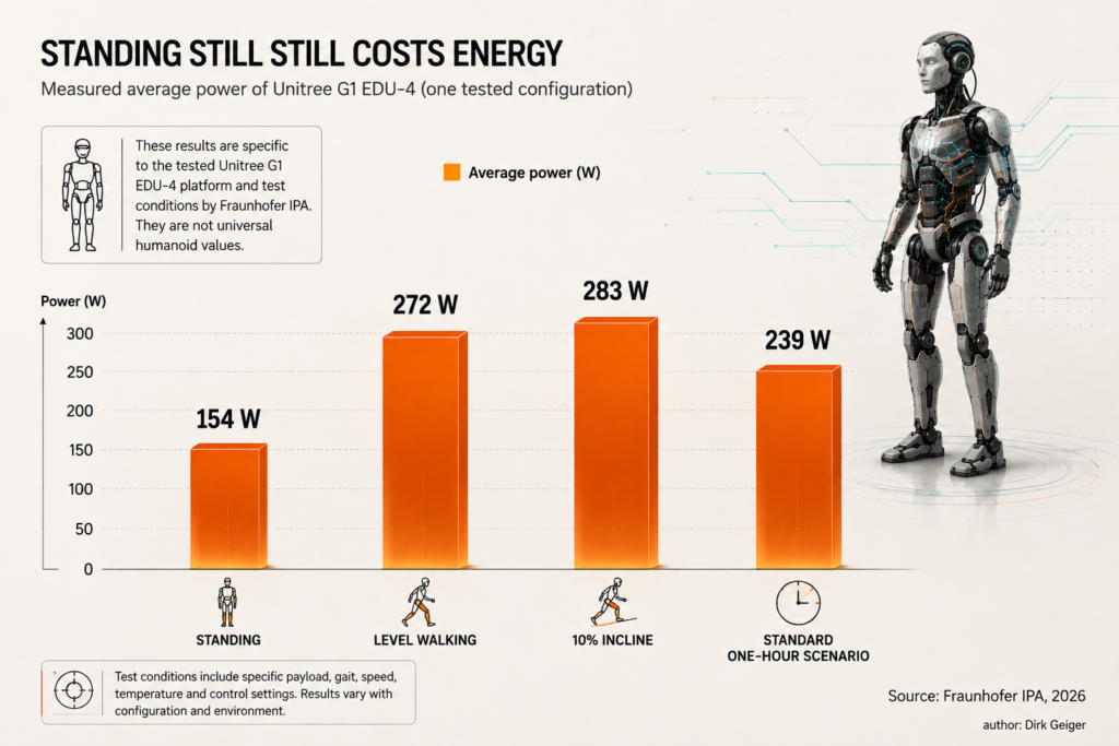 Standing still still costs energy
