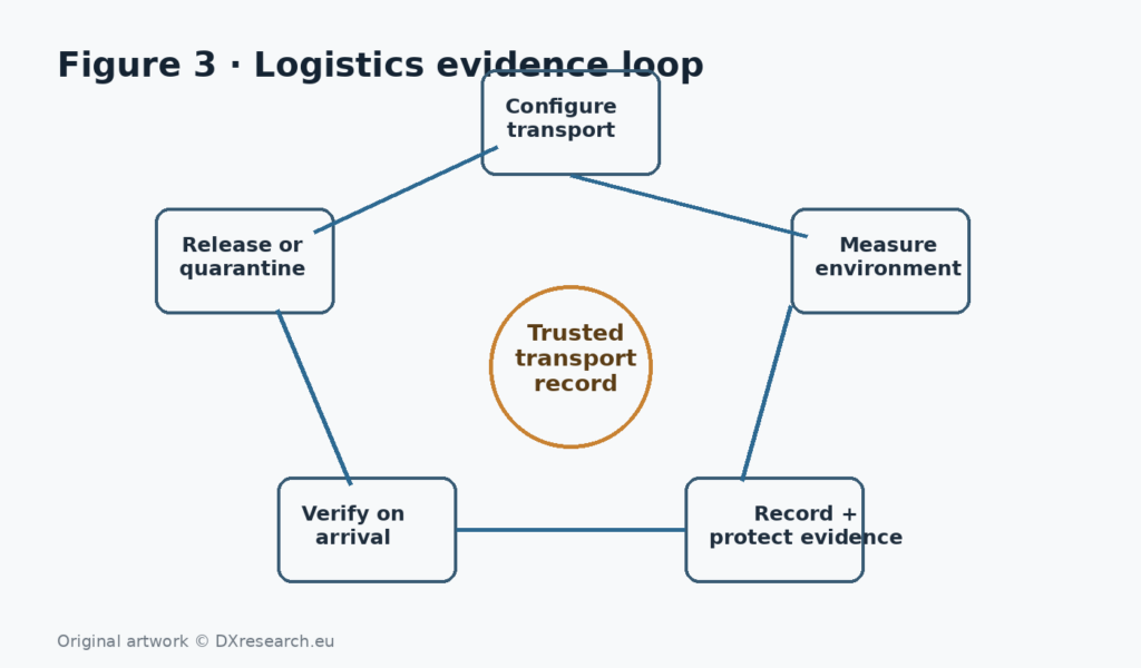 Logistics evidence loop