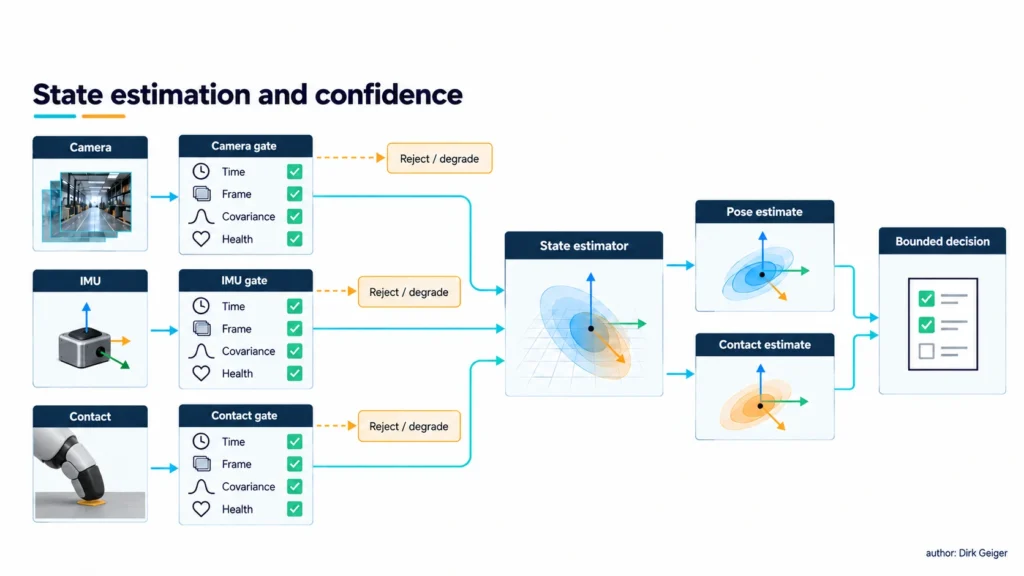 State estimation and confidence
