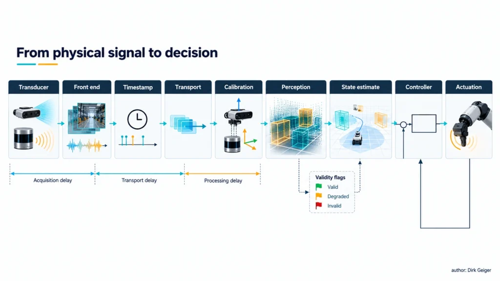 From physical signal to decision