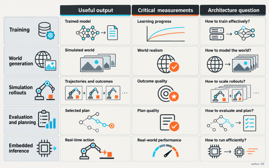 Comparison of five distinct computational responsibilities