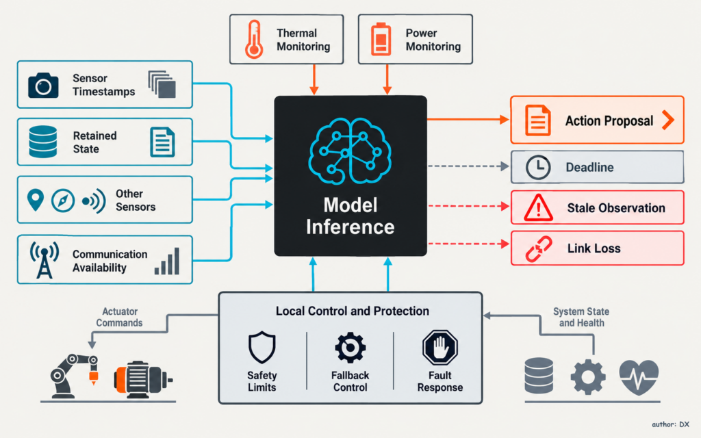 How inference interacts with timing, thermal and communication limits
