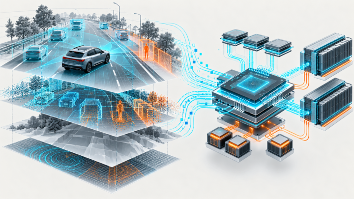 Conceptual connection between spatial representations and semiconductor architecture